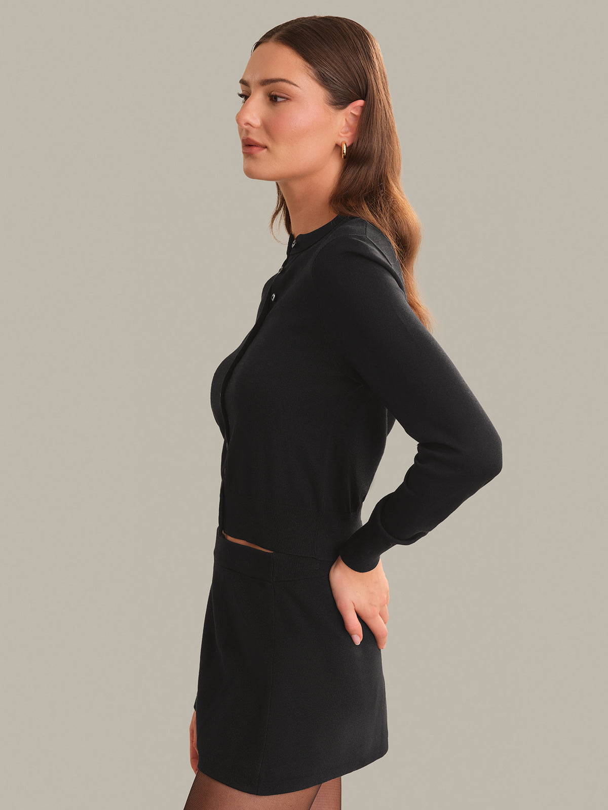 525 America Winona Longsleeve Button Crew Cardigan