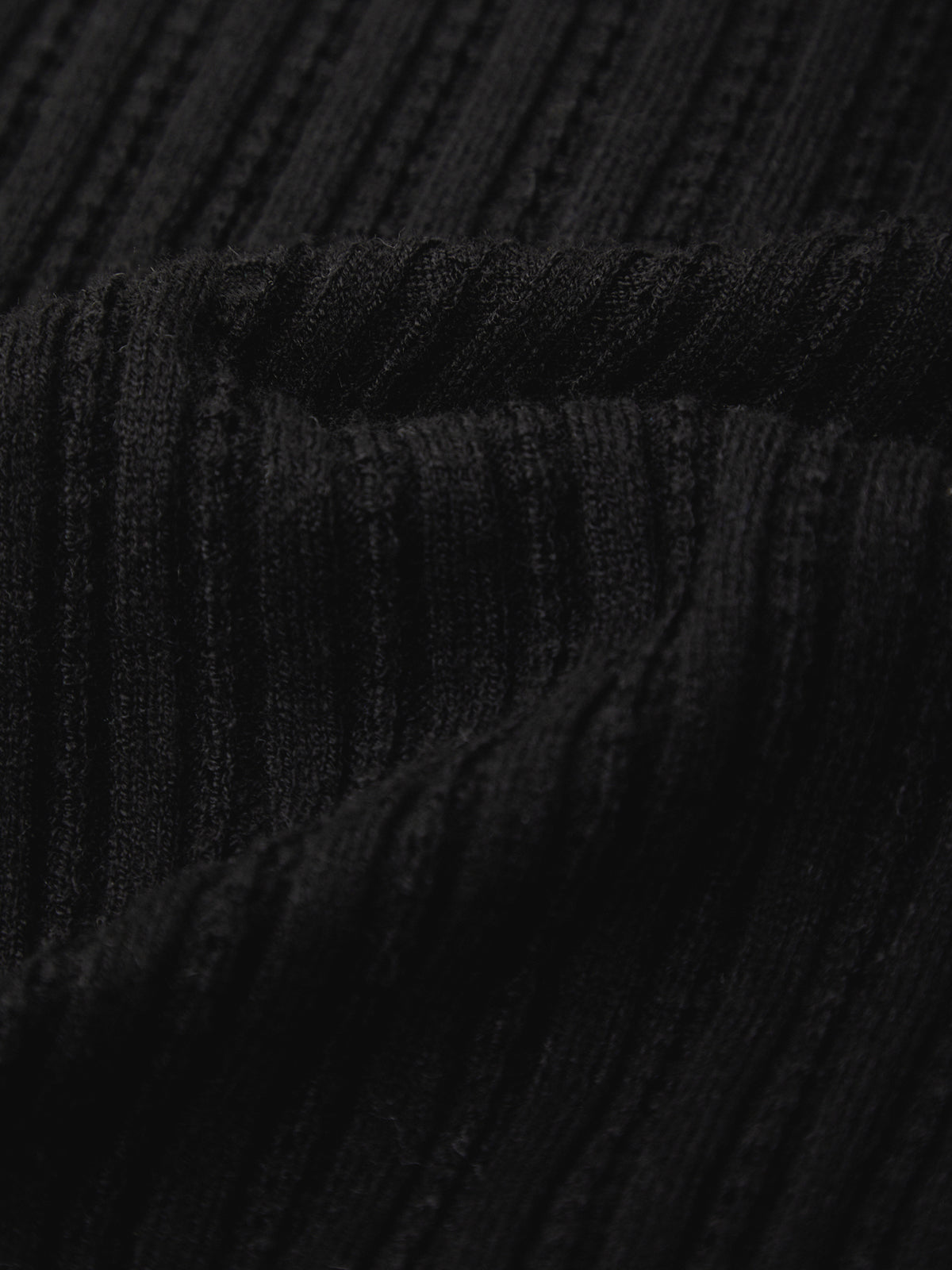 Close-up of black textured fabric
