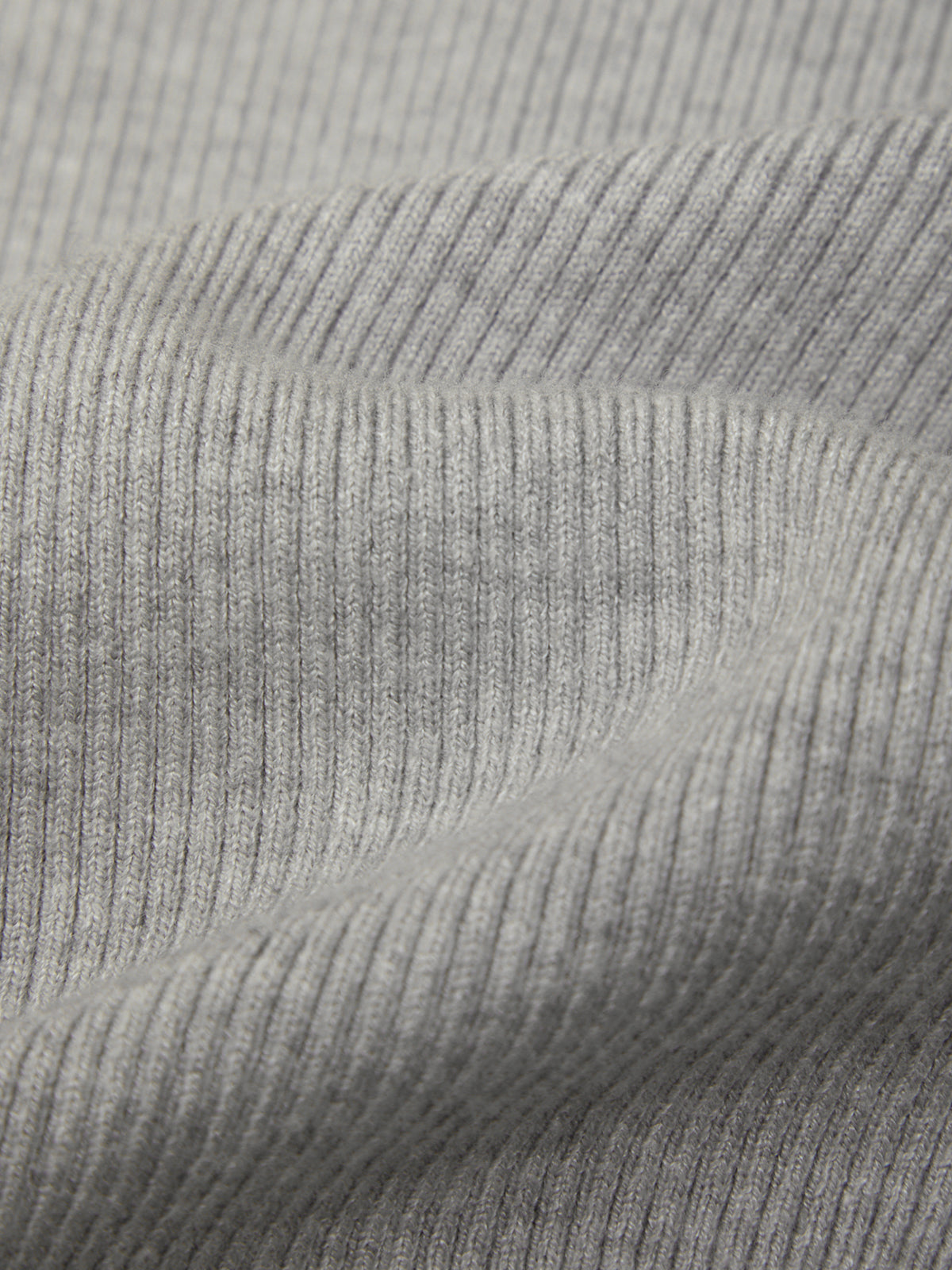 Close-up of gray ribbed fabric texture