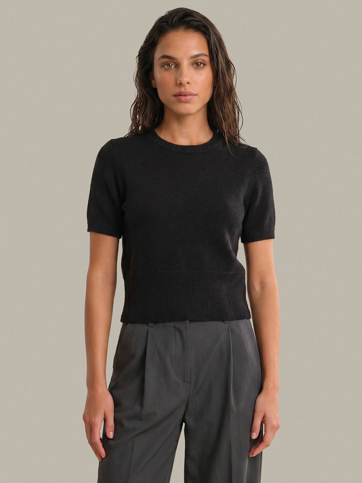 525 America Andie Short Sleeve Sweater Tee