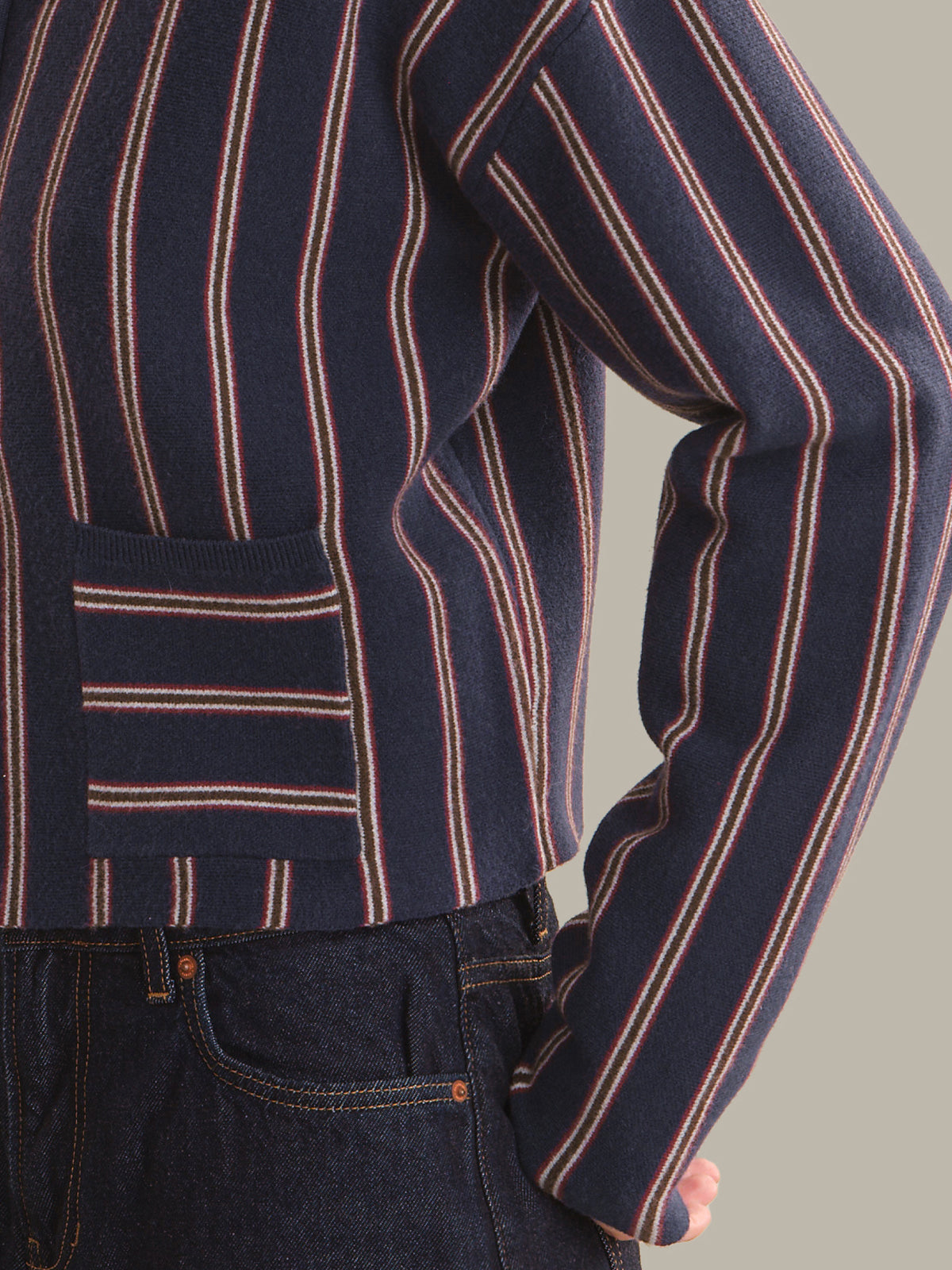 Waverly Vertical Stripe Shacket