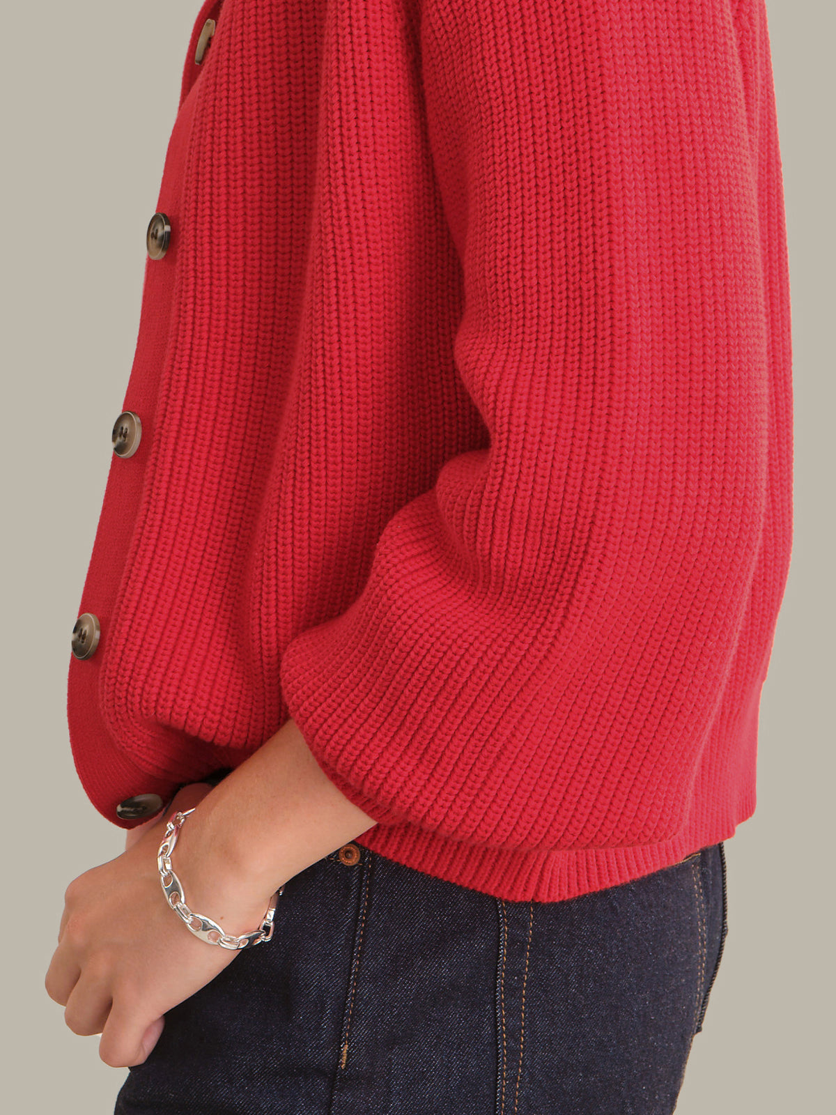 Pippa Shaker Crew Cardigan