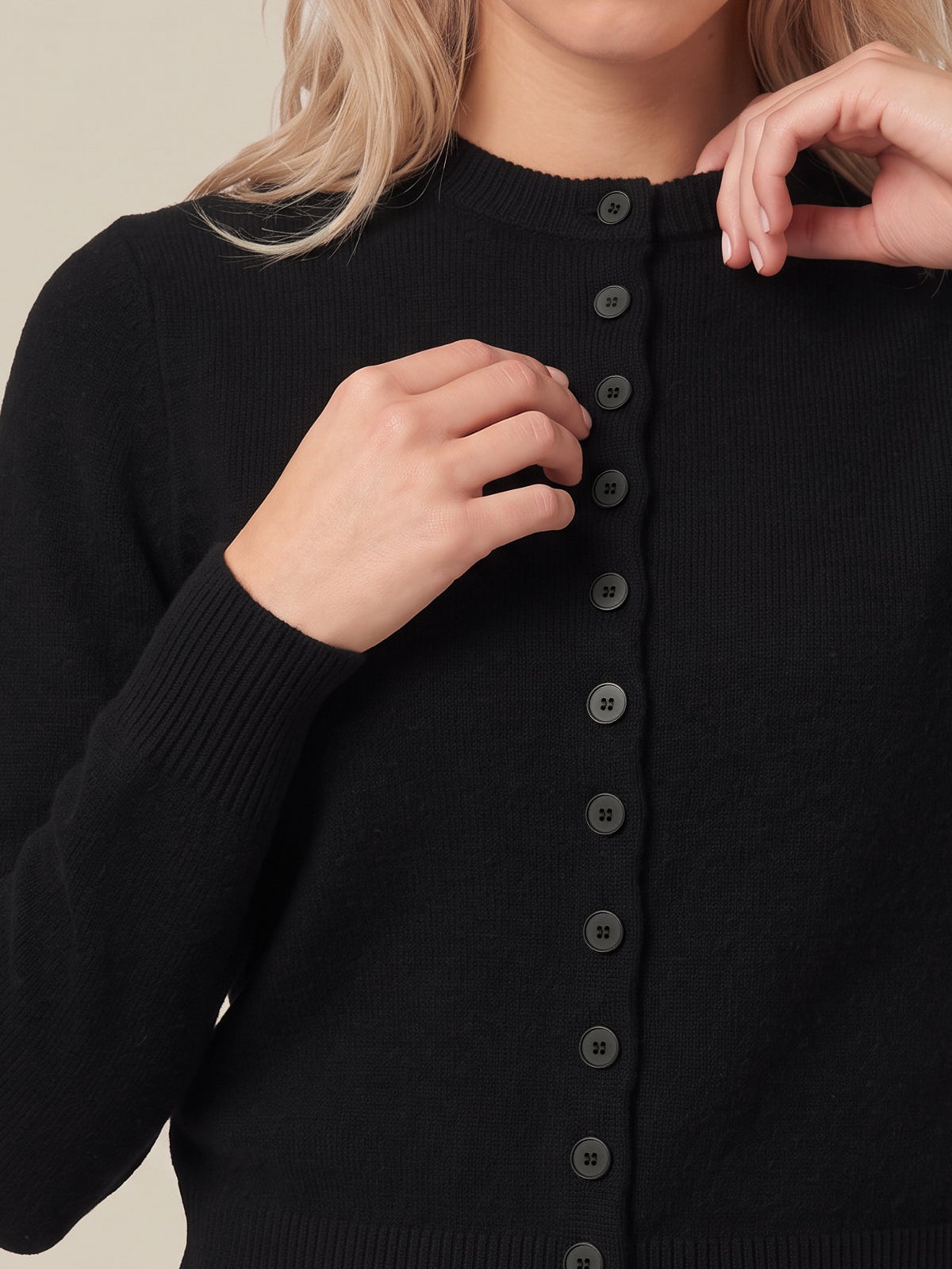 Betsy Classic 100% Cashmere Cardigan