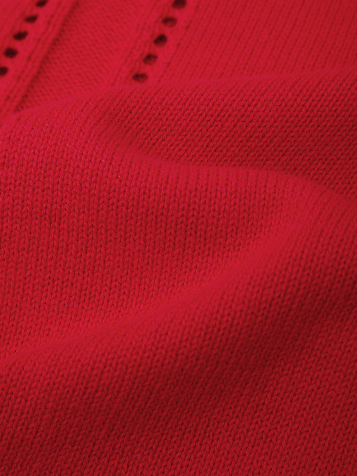 Close-up of red fabric texture