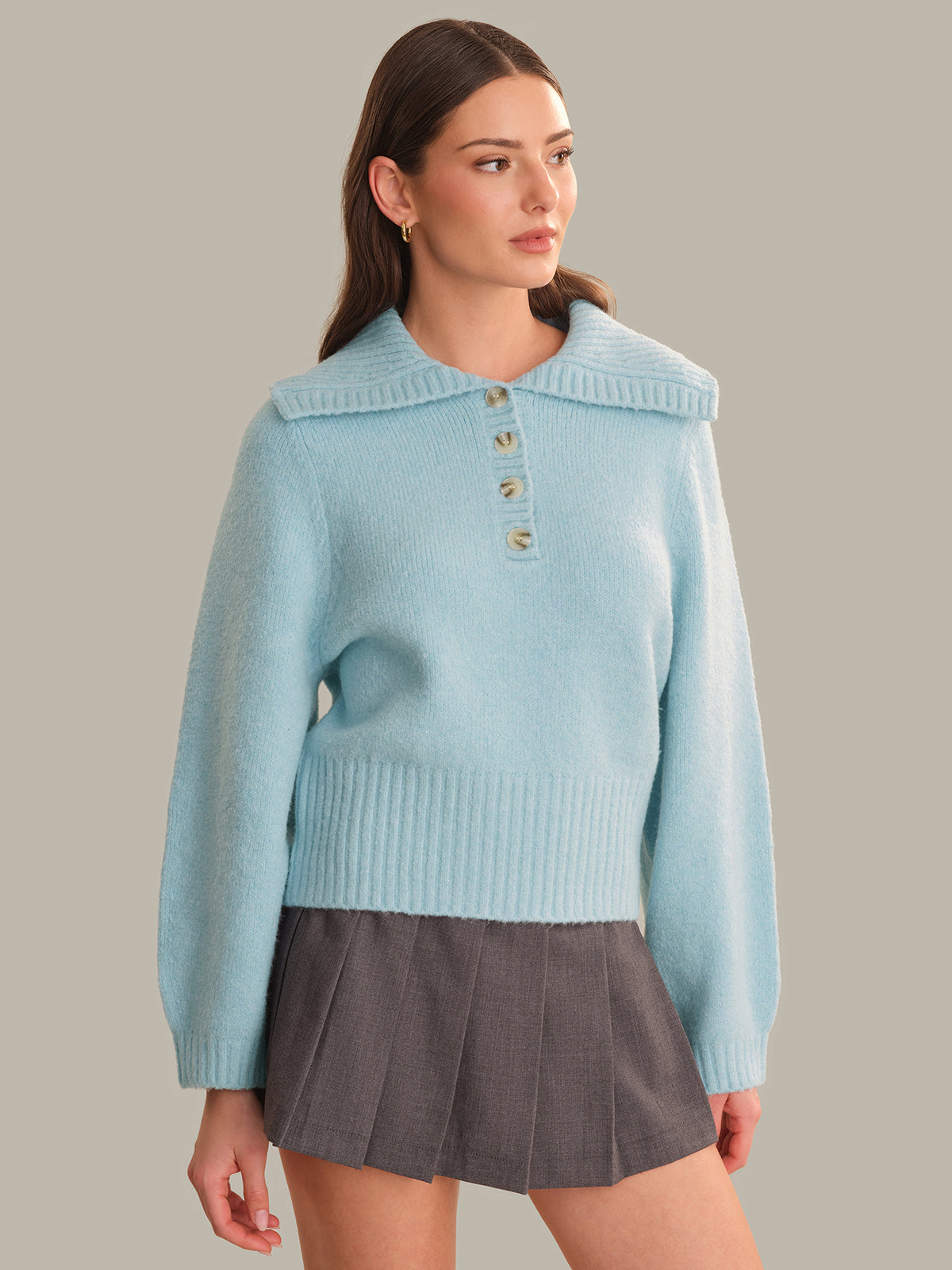 Susannah Lofty Button Henley