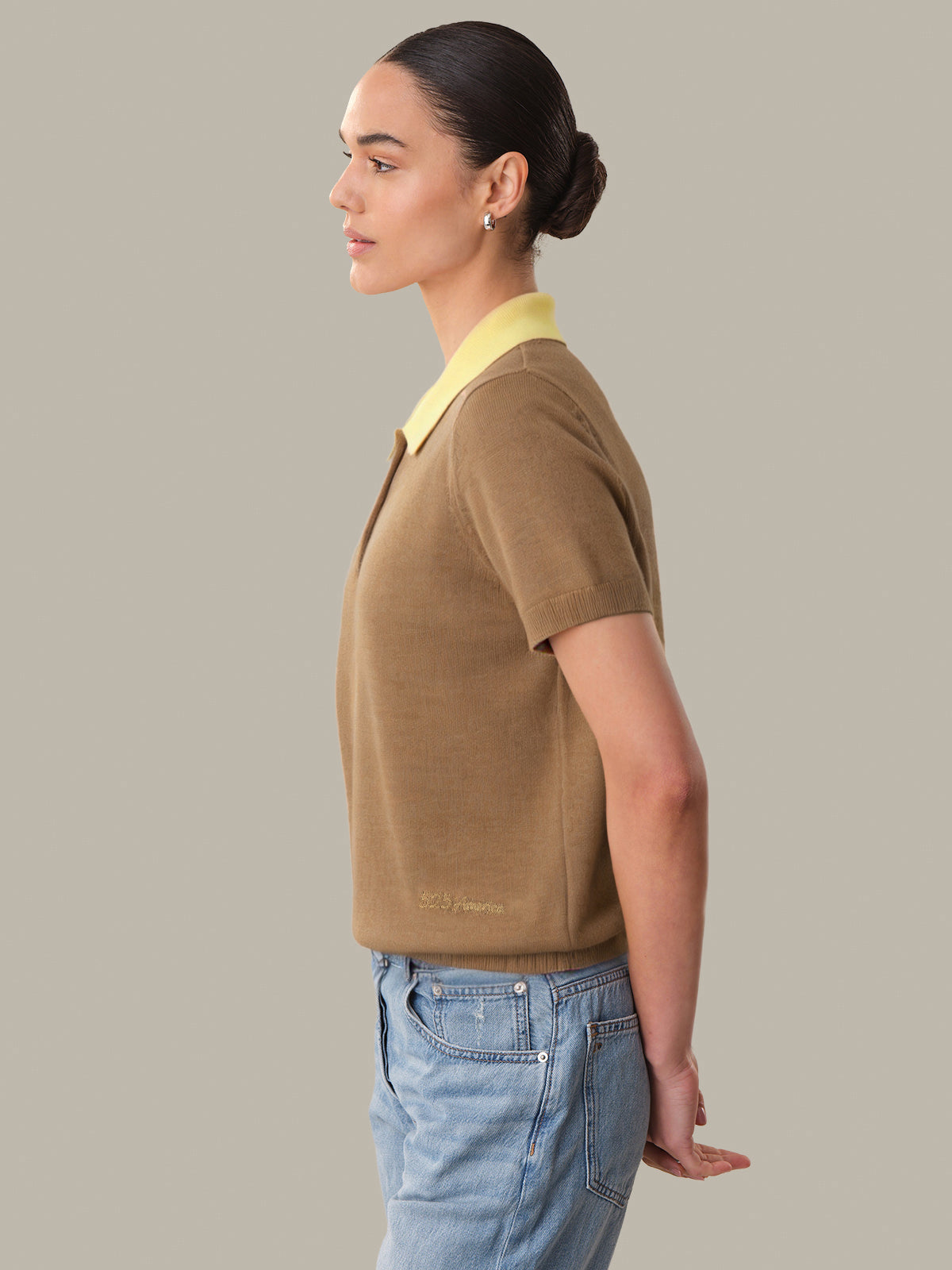 Molly: Cotton Colorblock Polo