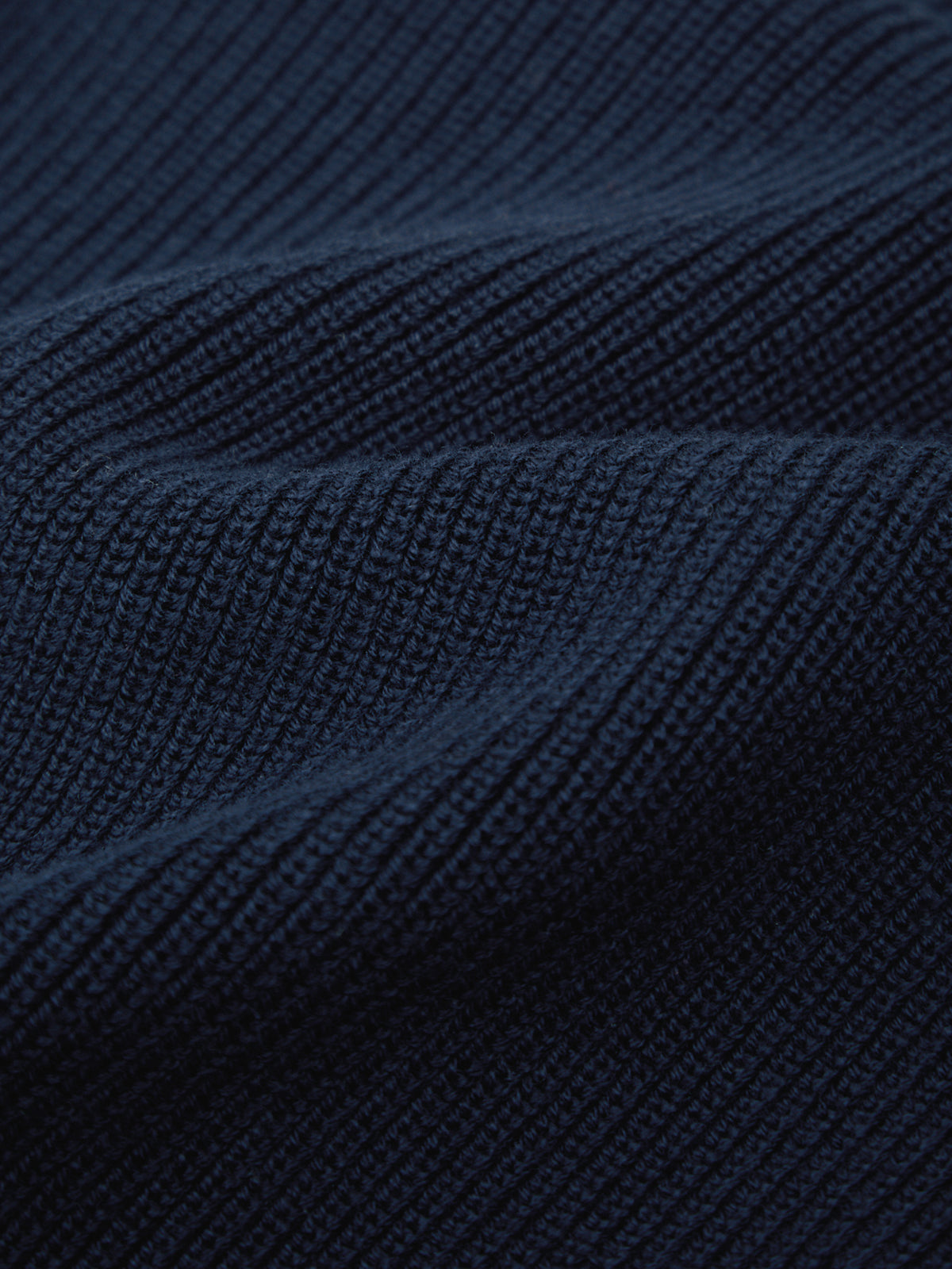 Close-up of dark blue textured fabric