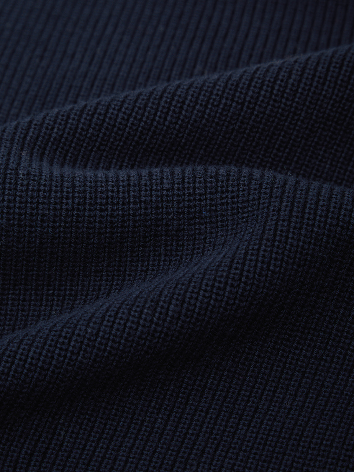 Close-up of dark blue fabric texture