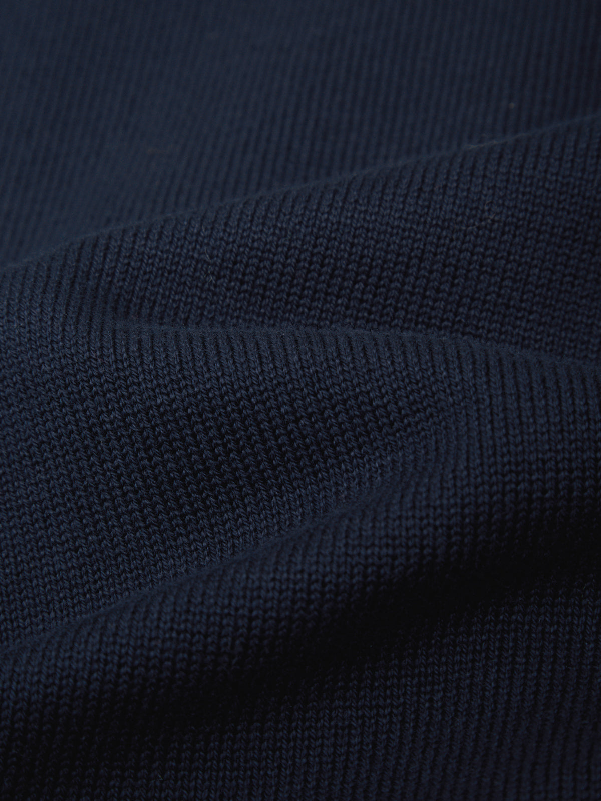 Close-up of dark blue textured fabric
