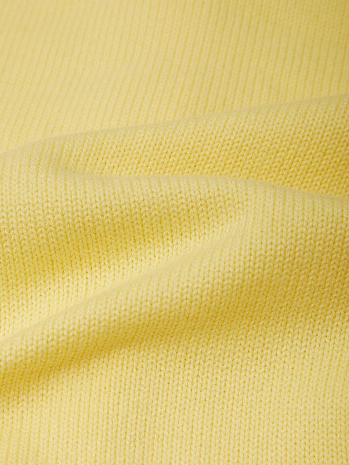 Close-up of yellow fabric texture