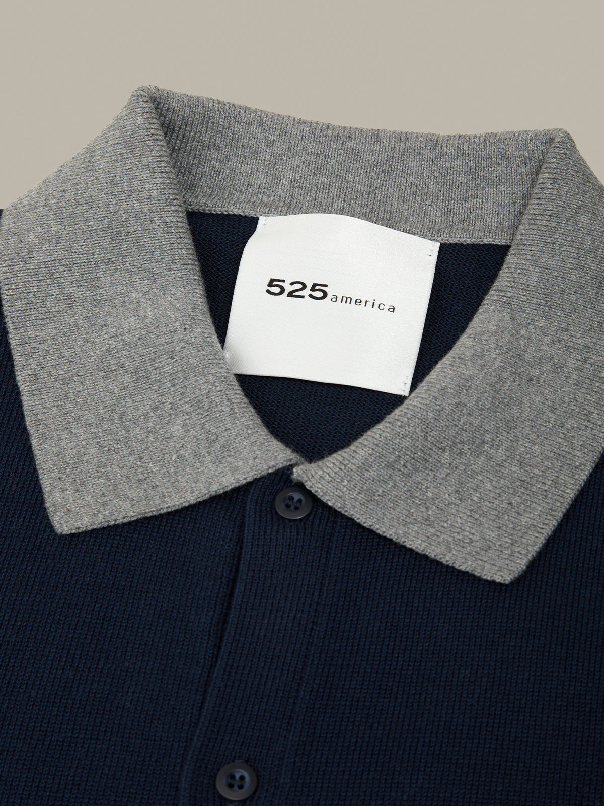 Ray: Men's Cotton Colorblock Polo Cardigan