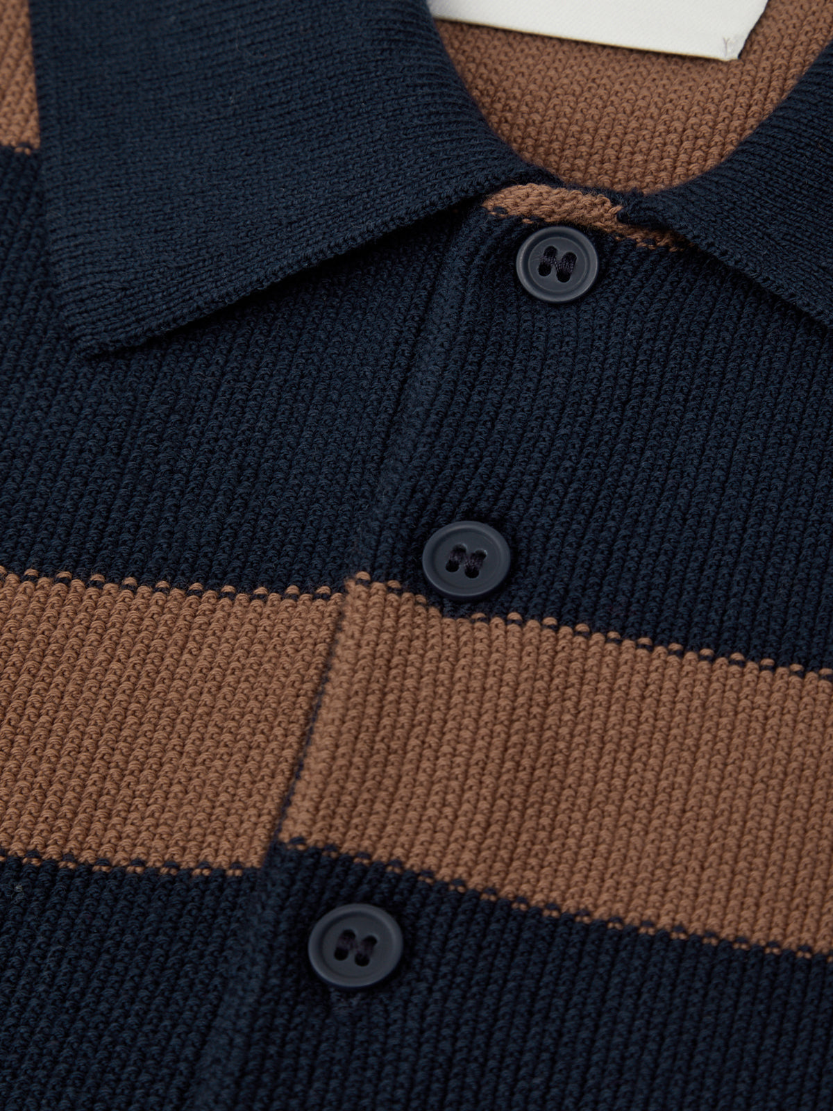 Nash: Men's Cotton Stripe Knit Polo