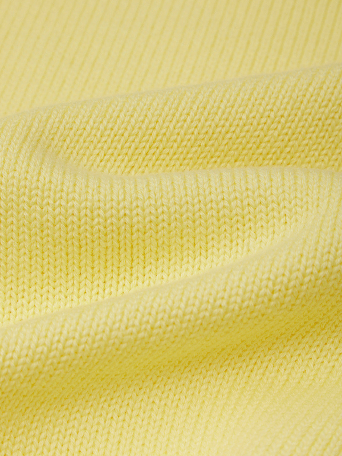 Close-up of yellow fabric texture