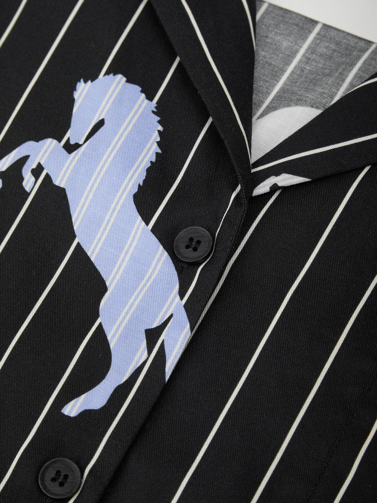 The Pinstripe Horse Print Sleep Set