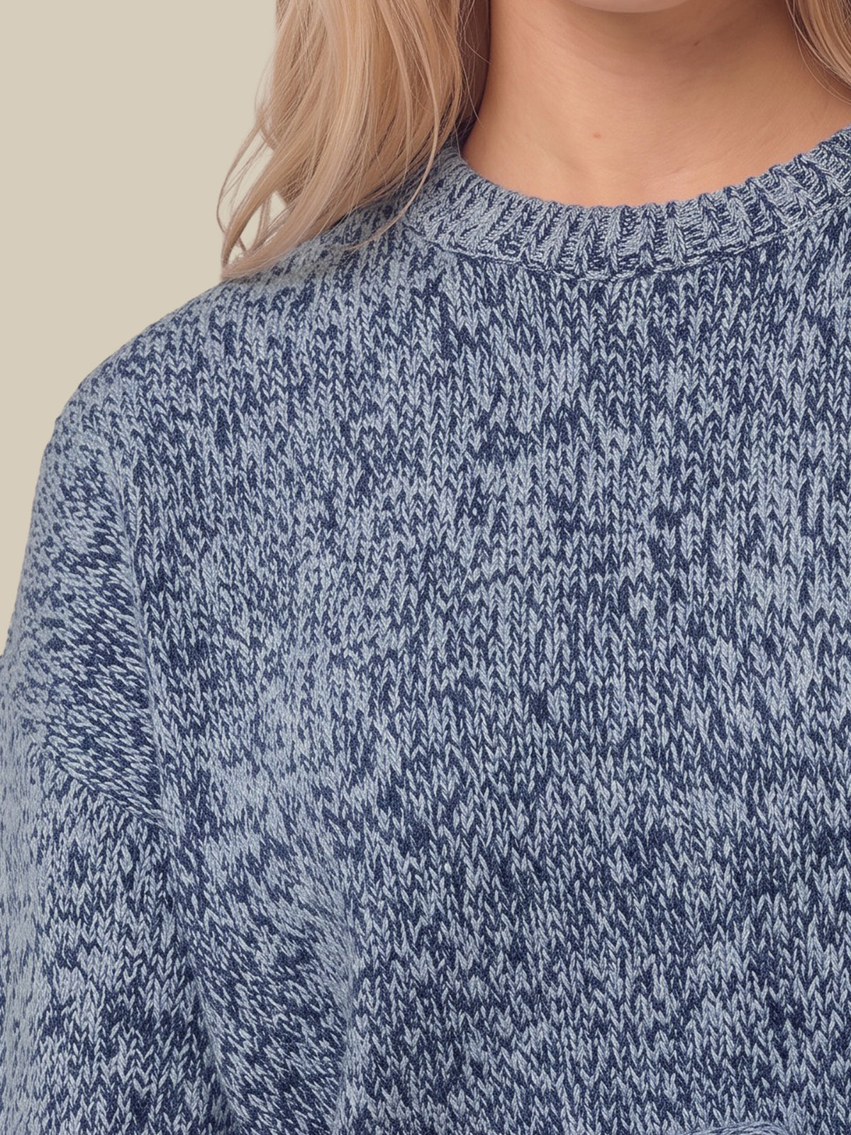 Esme Marled Crew Pullover