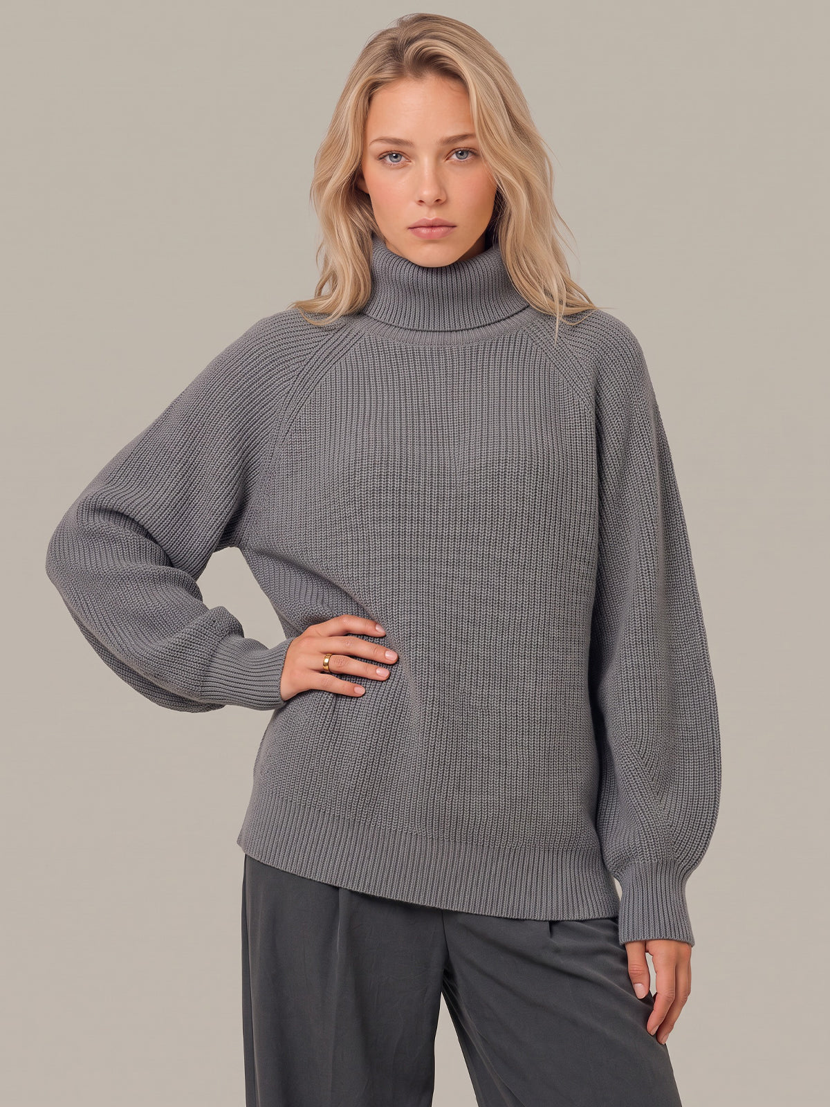 Storm Oversized Shaker Pullover With Pockets