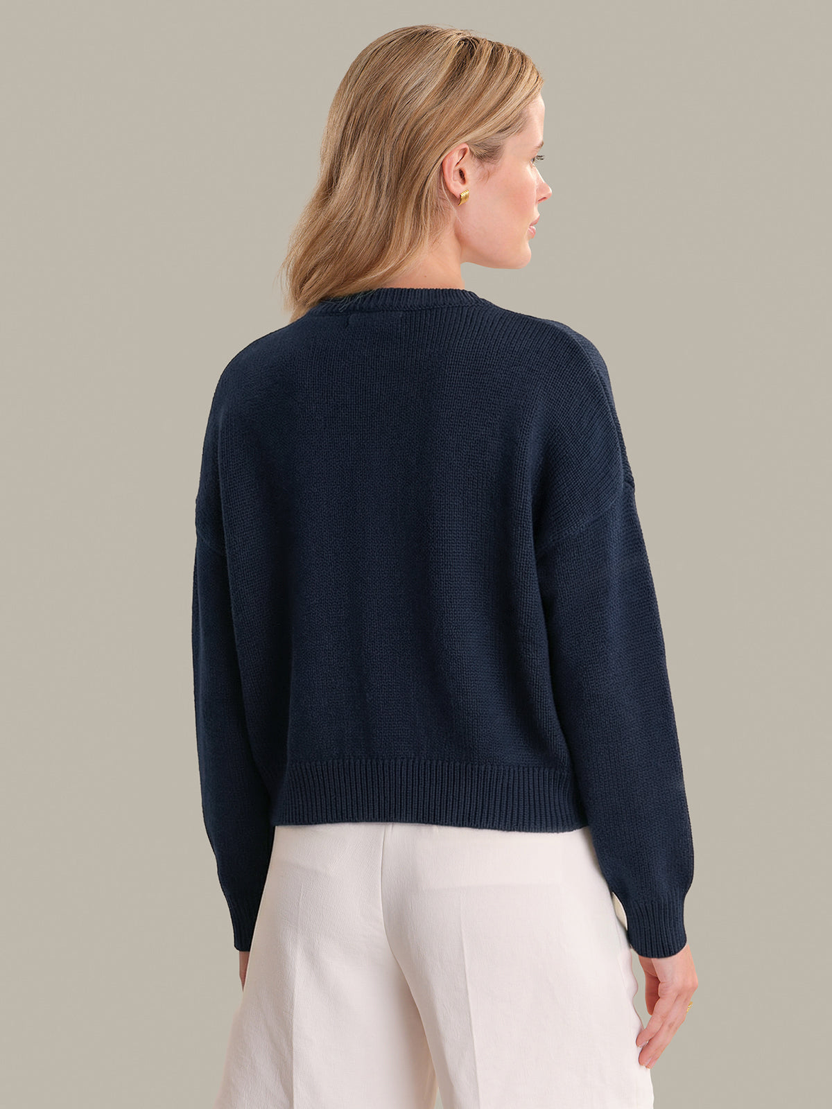 Veda: Classic Cotton Crewneck Sweater