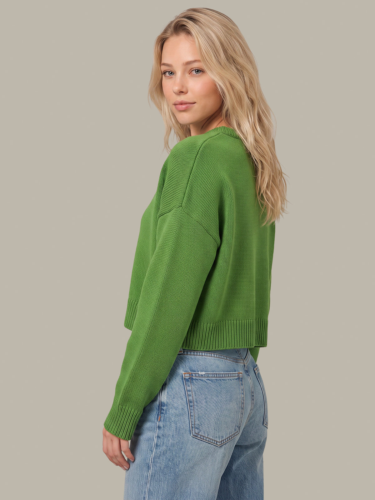 Veda: Classic Cotton Crewneck Sweater