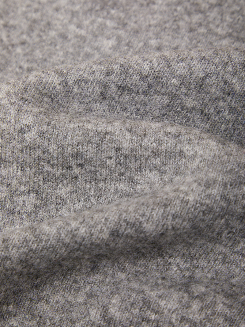 Lonnie High V-Neck Double Trim Pullover