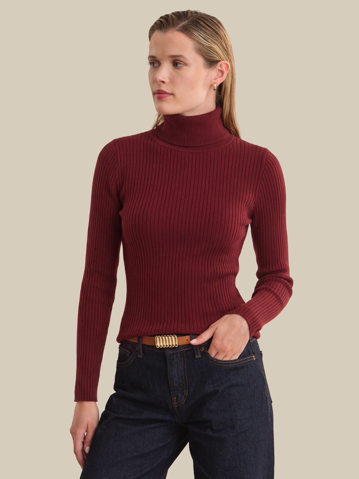 Bianca Rib Turtleneck