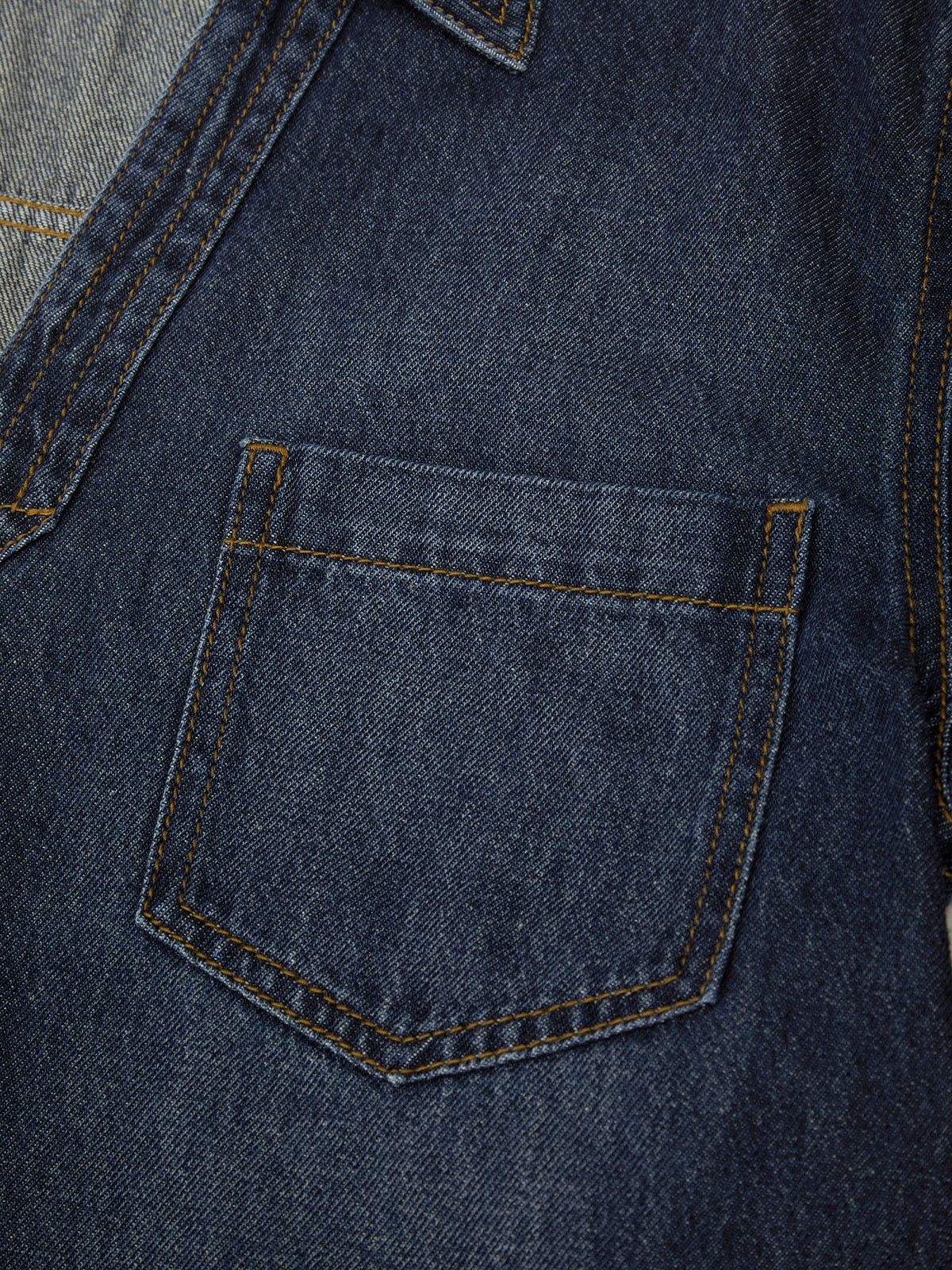 Arianna: Denim Popover Top