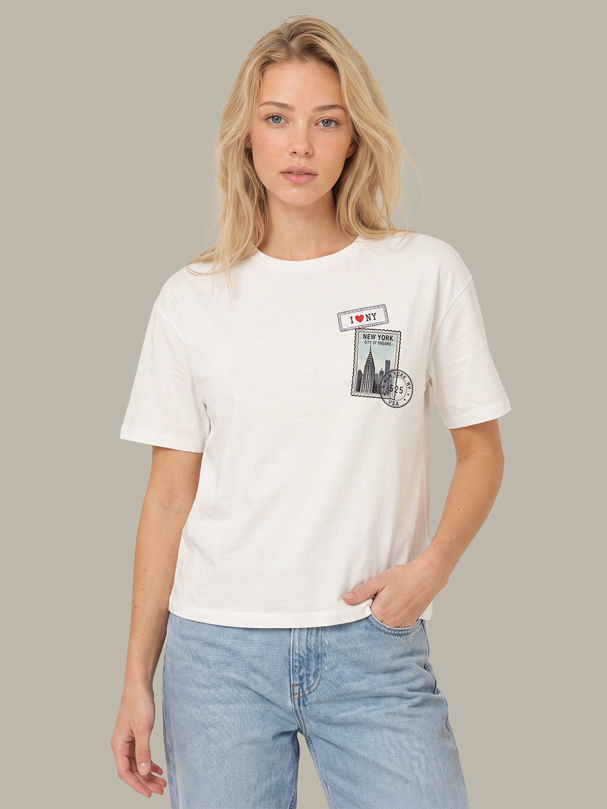Cotton New York City Graphic T-Shirt