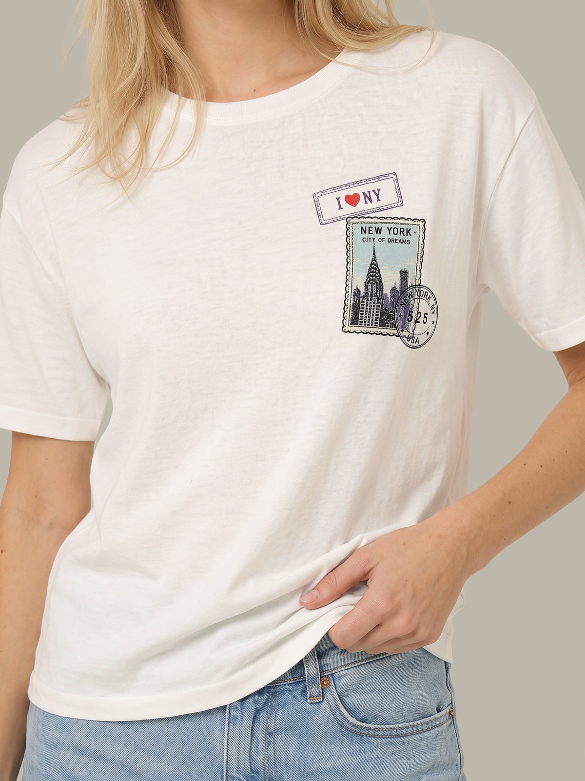 Cotton New York City Graphic T-Shirt