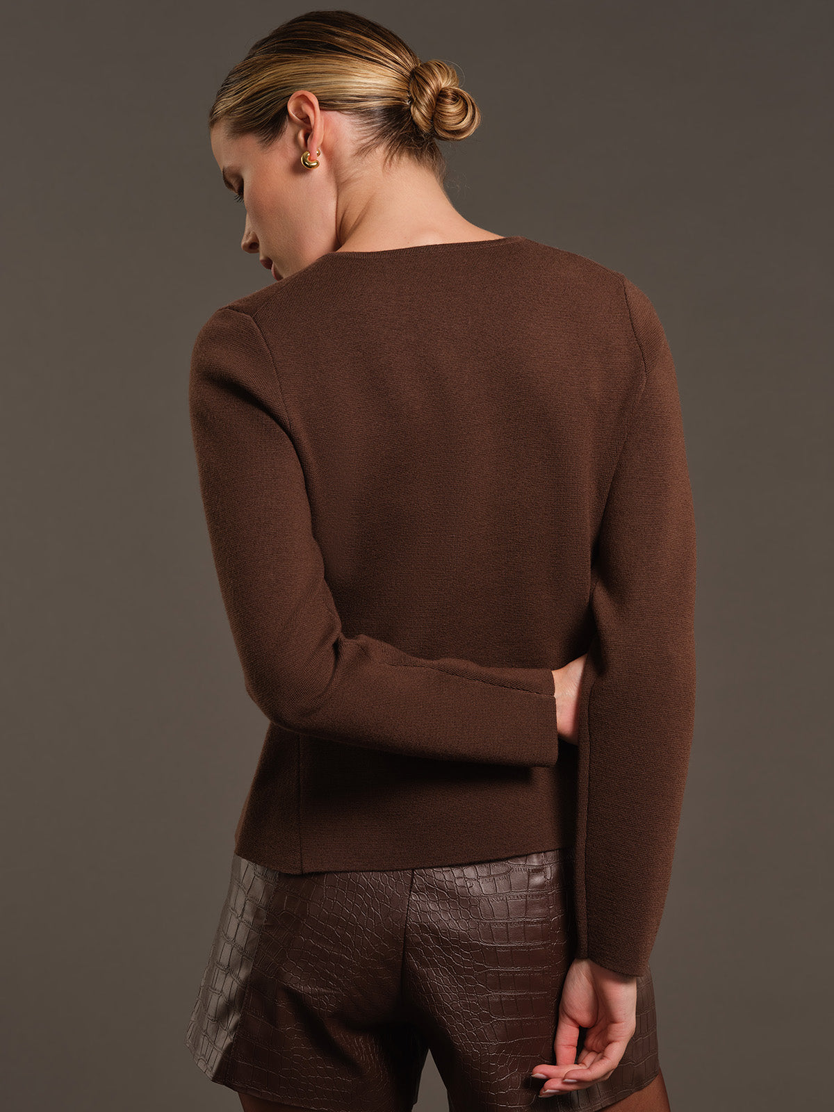 525 X DL10C: Bleecker Wool Cardigan