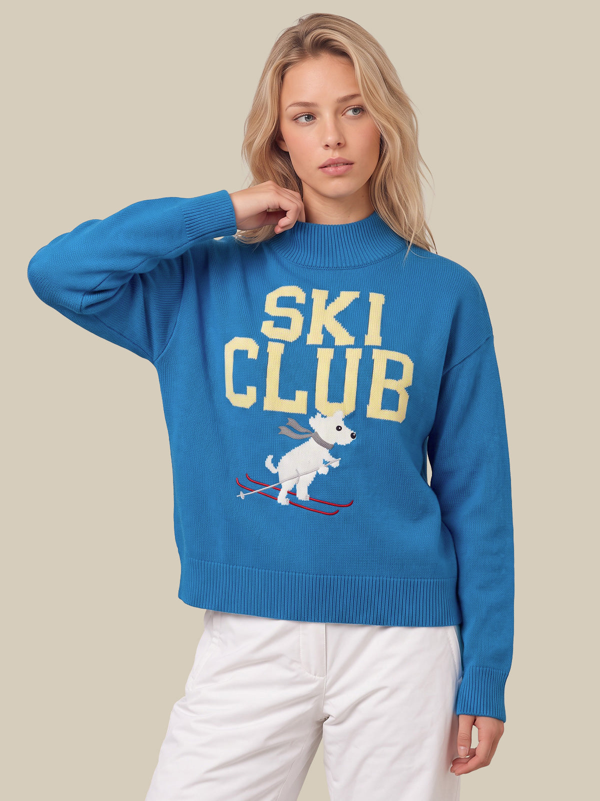 Cashmere Blend Ski Club Sweater