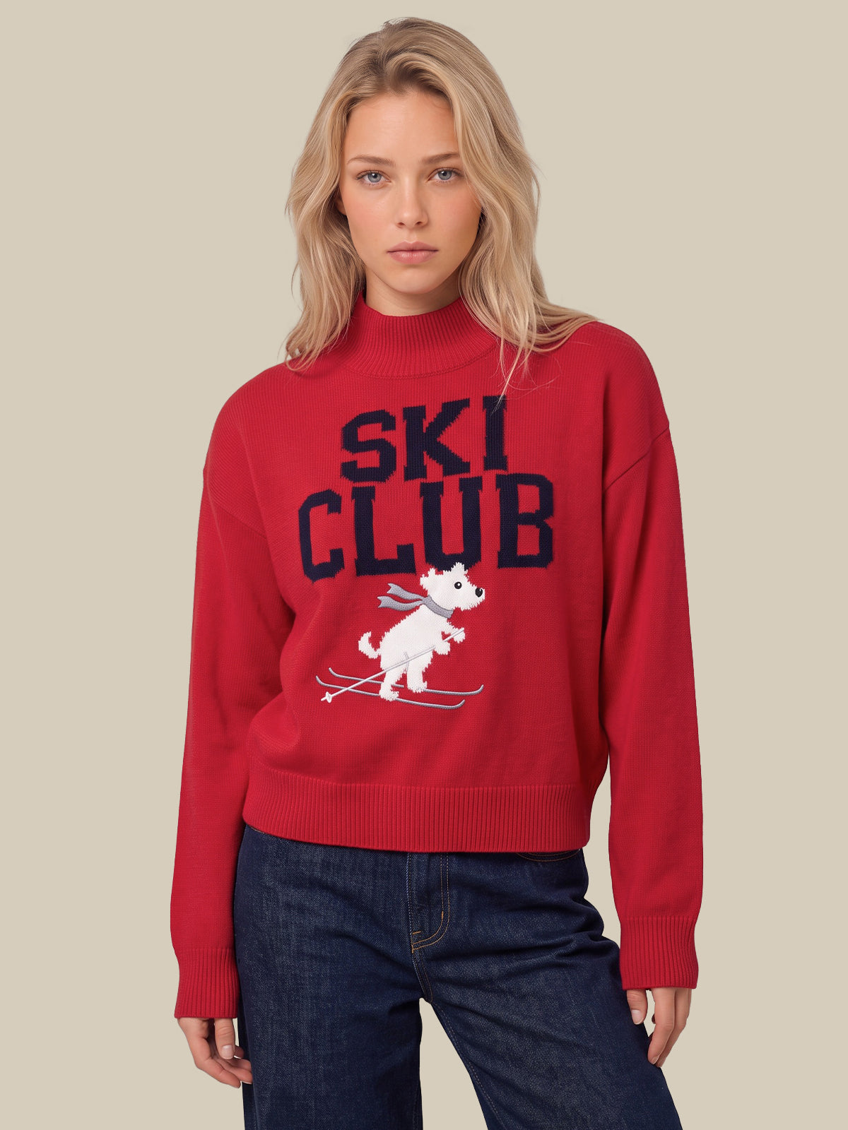 Cashmere Blend Ski Club Sweater