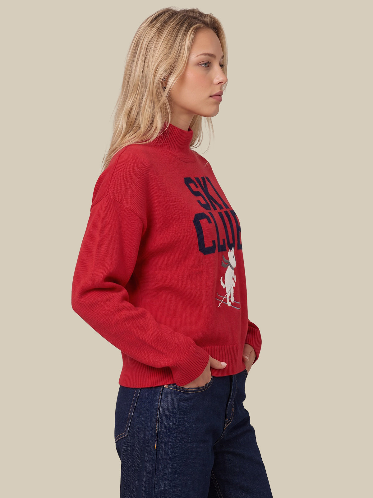 Cashmere Blend Ski Club Sweater