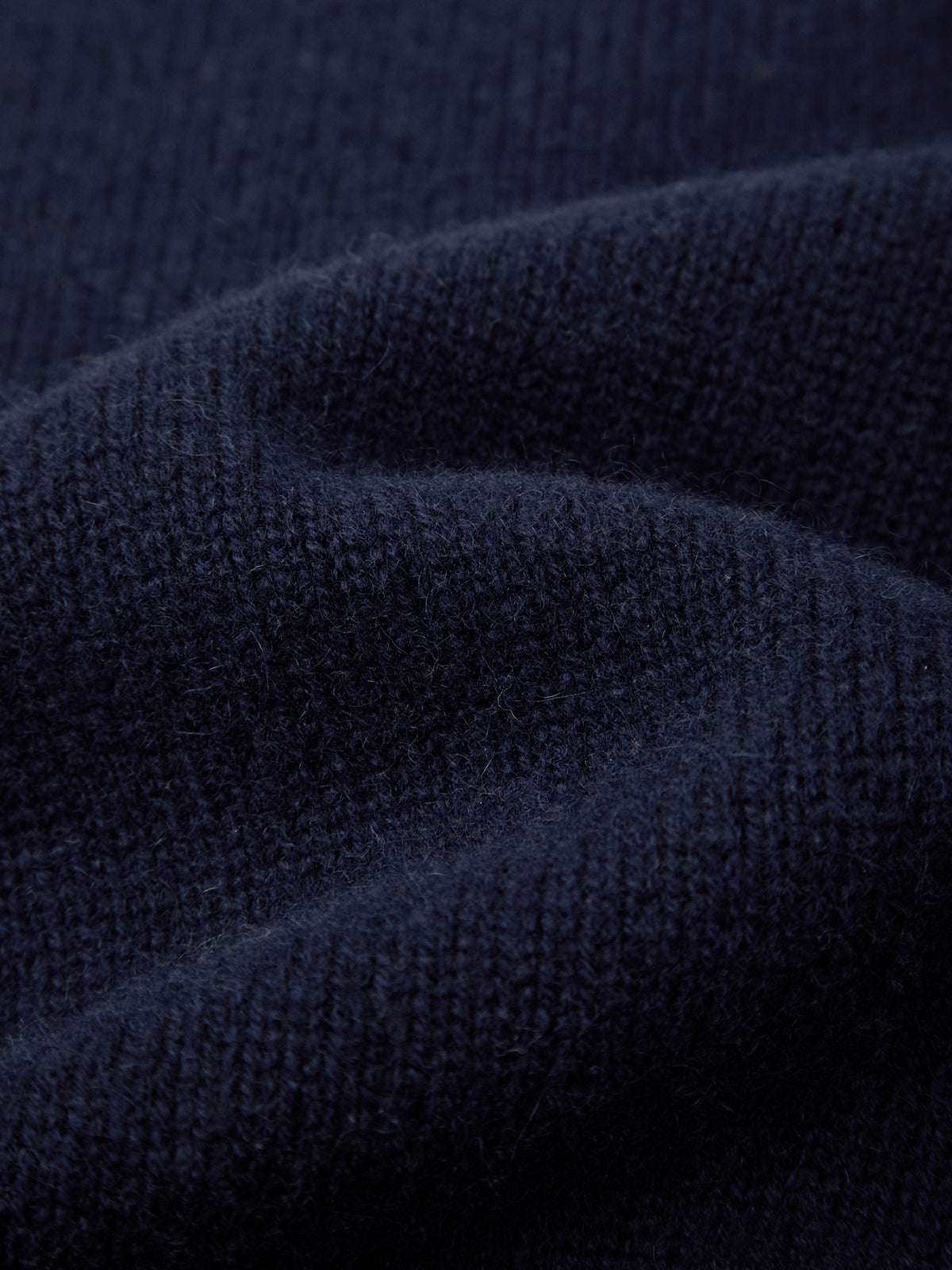 Close-up of dark blue textured fabric