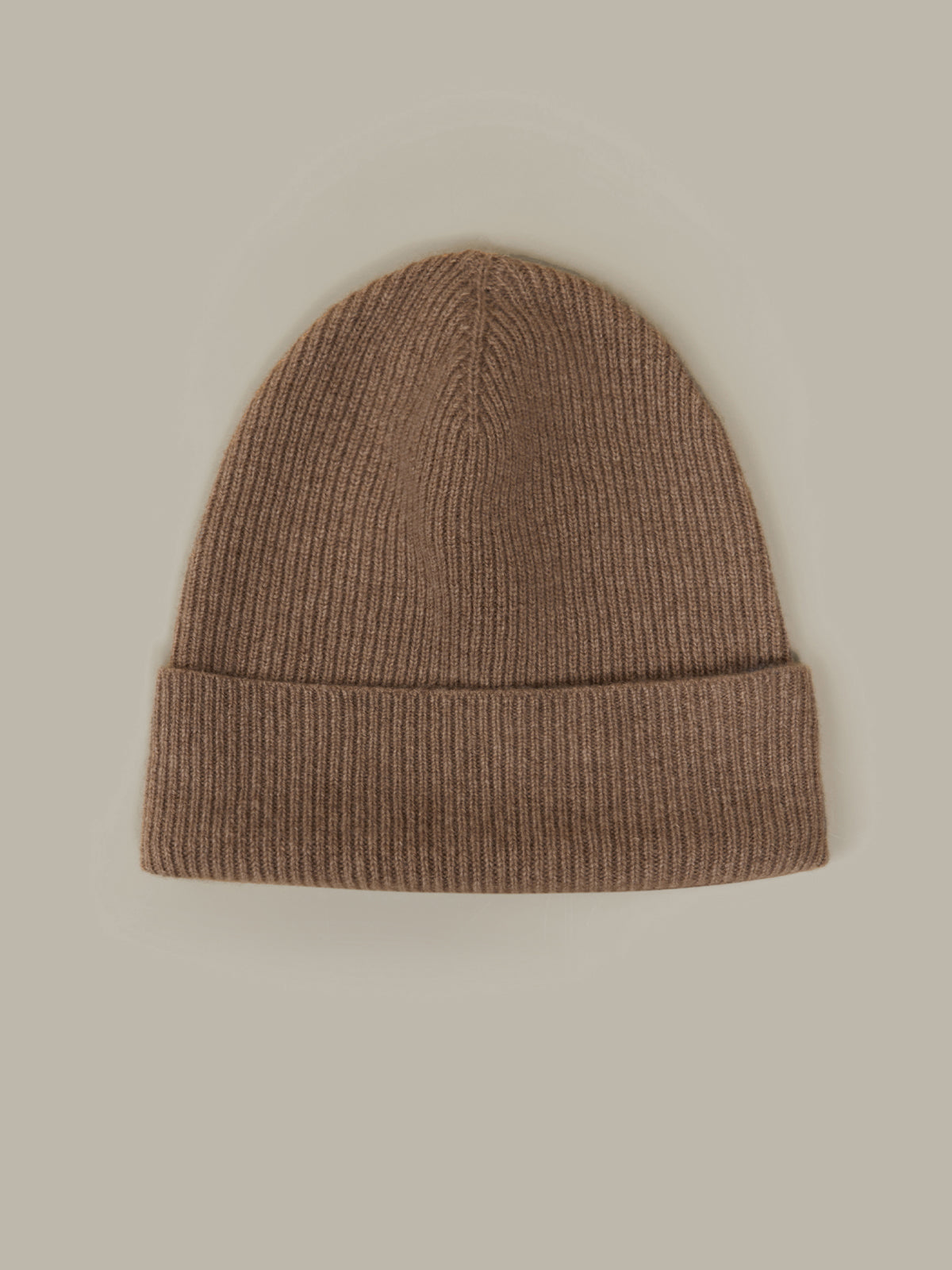 525 America Magnolia: 100% Cashmere Rib Beanie