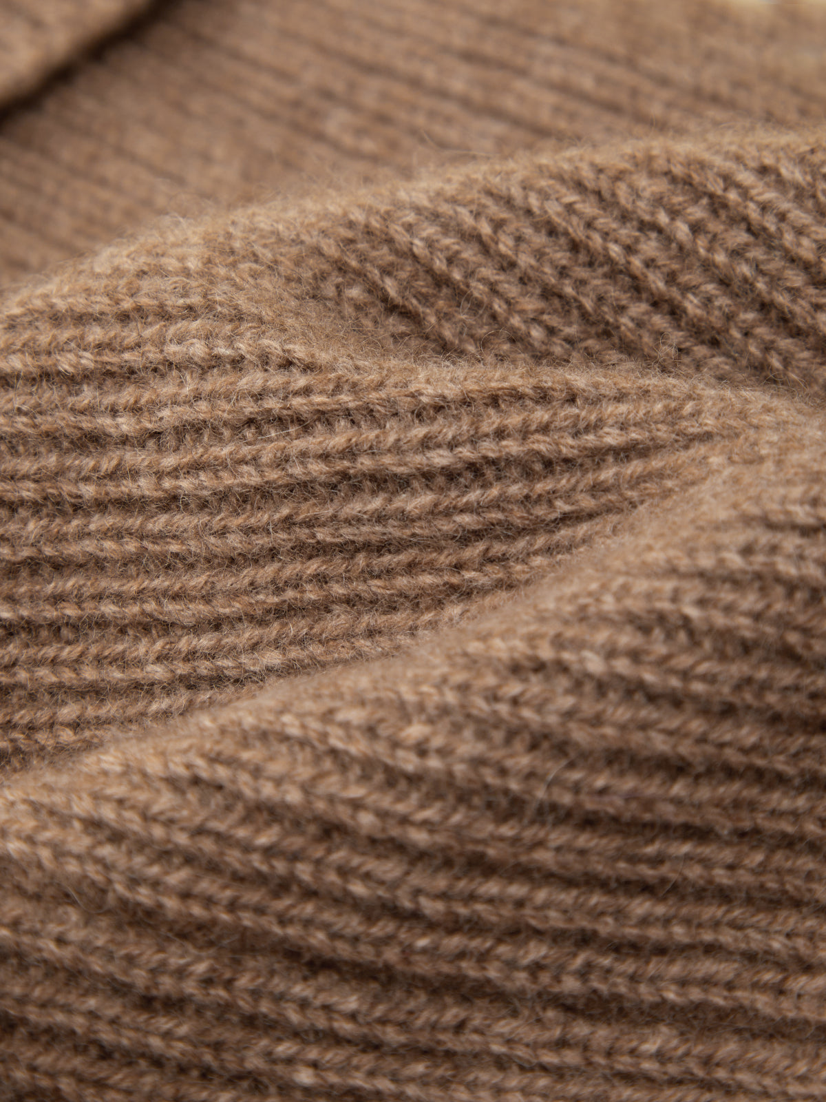 Close-up of brown fabric texture