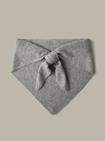美品 ドゥーズィエムクラス Deuxieme Classe Cable Scarf ケーブルスカーフ/グレー【2400013855044】 525 America 100% Cashmere Triangle Scarf