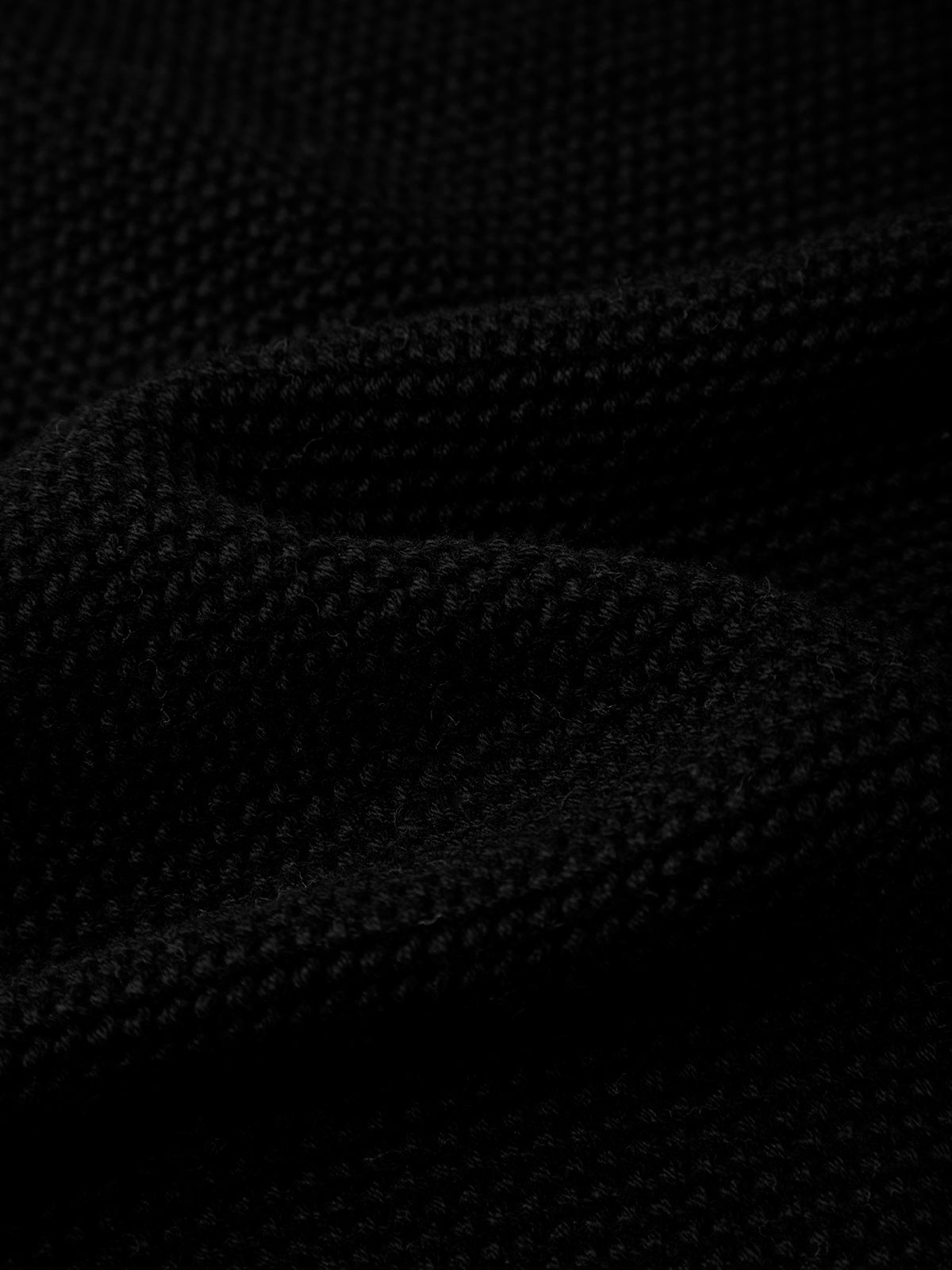 Close-up of black textured fabric