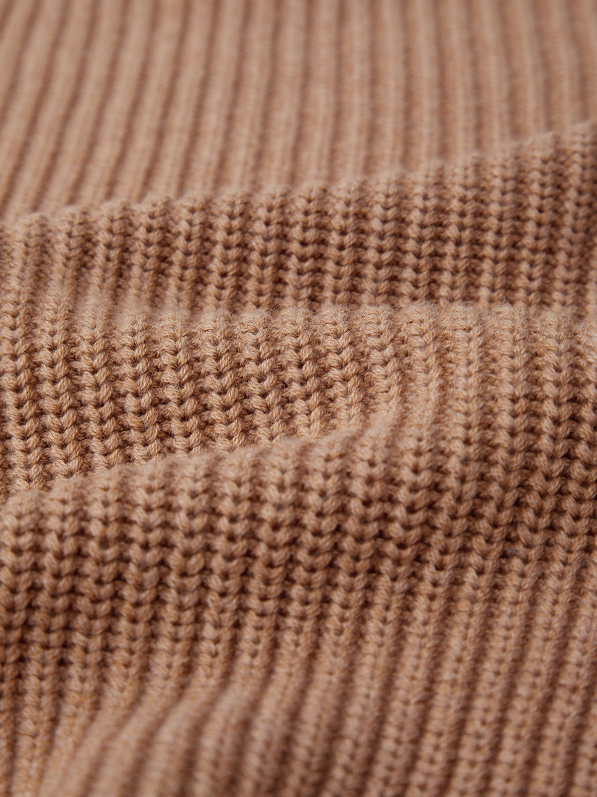 Jane: Crewneck Shaker Stitch Cotton Sweater