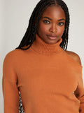 Veronica: Cutout Turtleneck Sweater