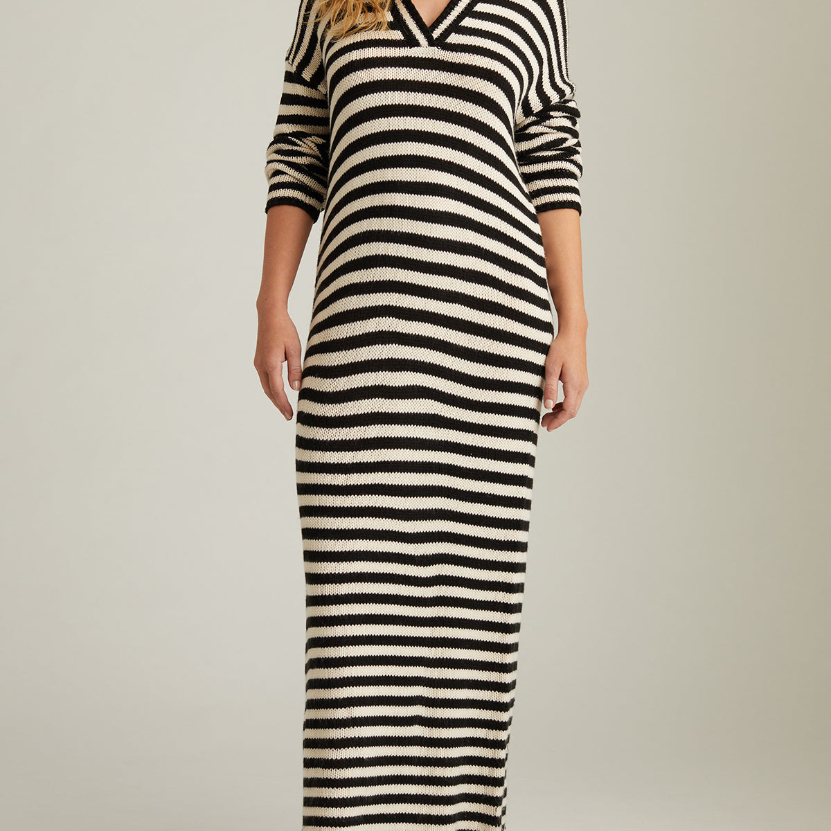 long stripe dress 525 America Raya: Polo Black Multi / XL Stylish puff sleeves and black mermaid evening gown Size:33W X 32L Men's Spring Business Casual