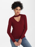 The Taylor: Cut-Out Mockneck Sweater