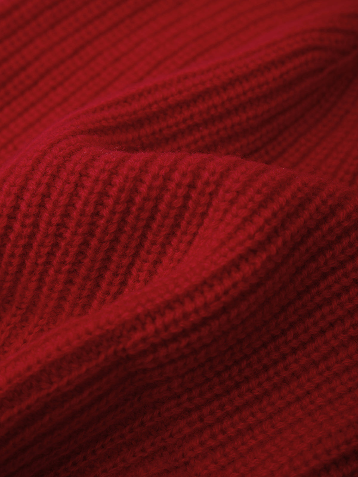 Close-up of red textured fabric