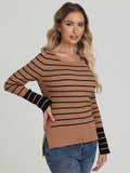 Camila: Stripe Crewneck Sweater
