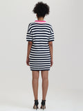 Lottie: Stripe Polo Mini Dress
