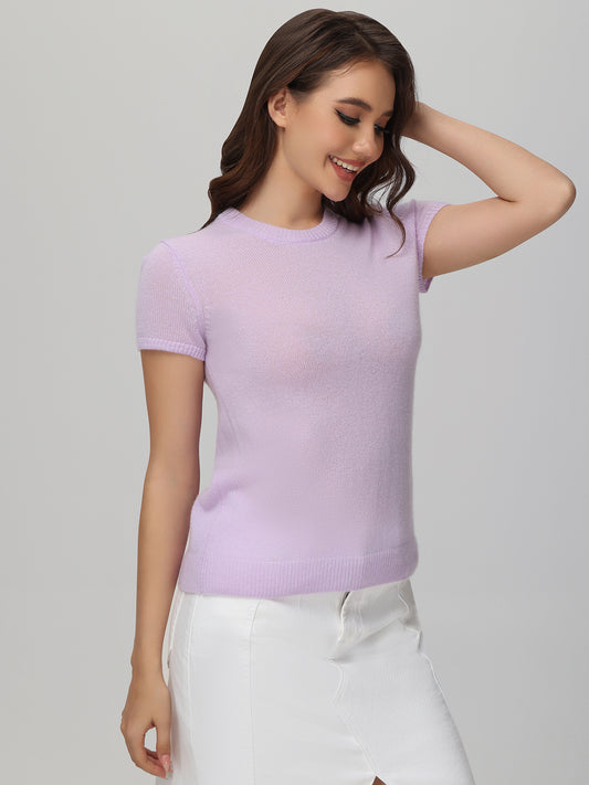 Cashmere Short Sleeve Pullover