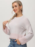 Cashmere Contrast Pullover