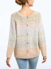 Ombre Reversible Cardigan Pullover